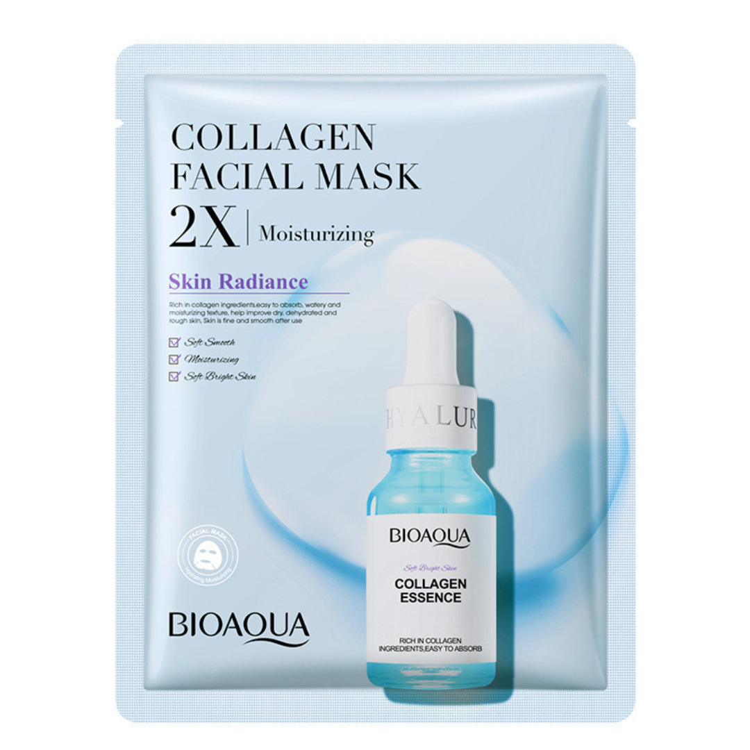 VELO FACIAL COLAGENO BIOAQUA: ¡COMPRA 2, LLÉVATE 2 GRATIS!