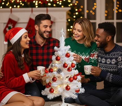 🌲Arbol de Navidad Blanco 🌲